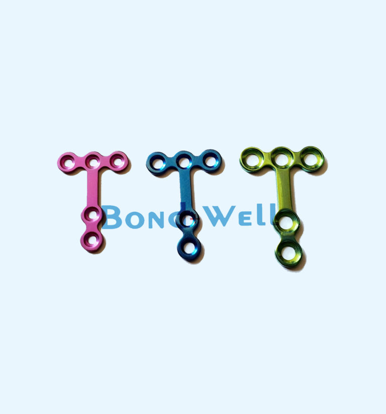 Titanium Maxillofacial T Plate Bond Well Ortho